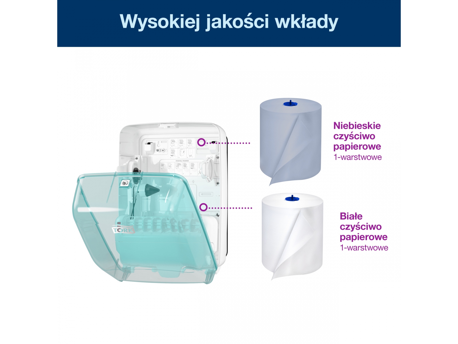 Dozownik W6 Tork Matic 651420 Uszczelniony